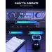 FOCBYE FM Transmitter for Car Bluetooth 5.0, Upgraded Car Audio Receivers Type-C PD 20W Fast Car Charger, Bluetooth Car Adapter Wireless MP3 Player Car Kit, Supports Siri Google Assistant/U Disk/TF