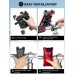 FOCBYE Bike Phone Mount, [One-Hand Operation] 360° Rotate Motorcycle Phone Mount, Phone Holder for Bike Scooter Handlebar Compatible with iPhone 13 Pro Max/12 Mini/11/XS Max XR/X/8, 4.5”-7.2” Phone