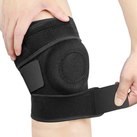 Knee Brace, FOCBYE Adjustable Knee Compression Sleeve with Patella Gel Pad & Side Stabilizers, Medical Knee Support for Pain Relief, Meniscus Tear, ACL, MCL, LCL, Arthritis, Joint Recovery, Workout