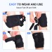 Knee Brace, FOCBYE Adjustable Knee Compression Sleeve with Patella Gel Pad & Side Stabilizers, Medical Knee Support for Pain Relief, Meniscus Tear, ACL, MCL, LCL, Arthritis, Joint Recovery, Workout