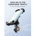 FOCBYE Bike Phone Mount, Upgrade [Full Protection] [Security Lock] Motorcycle Phone Mount 360° Rotatable, Phone Holder for Bike, Scooter Handlebar, Widely Compatible with Cellphones (4.7-6.8”)